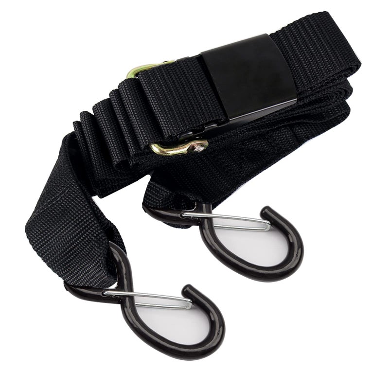 XSTRAP STANDARD 1PK 2''x 13' Gunwale Transom Boat Tie-Down, Marine Boat Trailer Strap with Hooks - Image 1